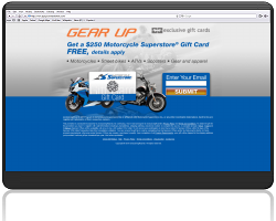Get a $250 Motorcycle Superstore Gift Card For Free!