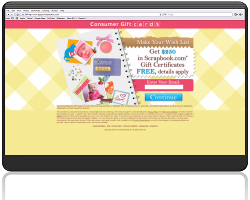 Get a $250 Scrapbook.com Gift Certificate For Free! Get a $250 Scrapbook.com Gift Certificate For Free!
