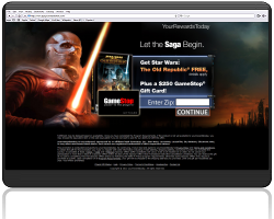 Get Star Wars: The Old Republic and $250 GameStop Gift Card For Free!