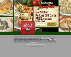 Get a $150 Perkins Restaurant and Bakery Gift Card For Free!