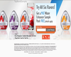Get a MiO Water Enhancer Sample Pack For Free!