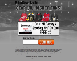 Get an NHL Jersey and $250 Shop.NHL.com Gift Card For Free!