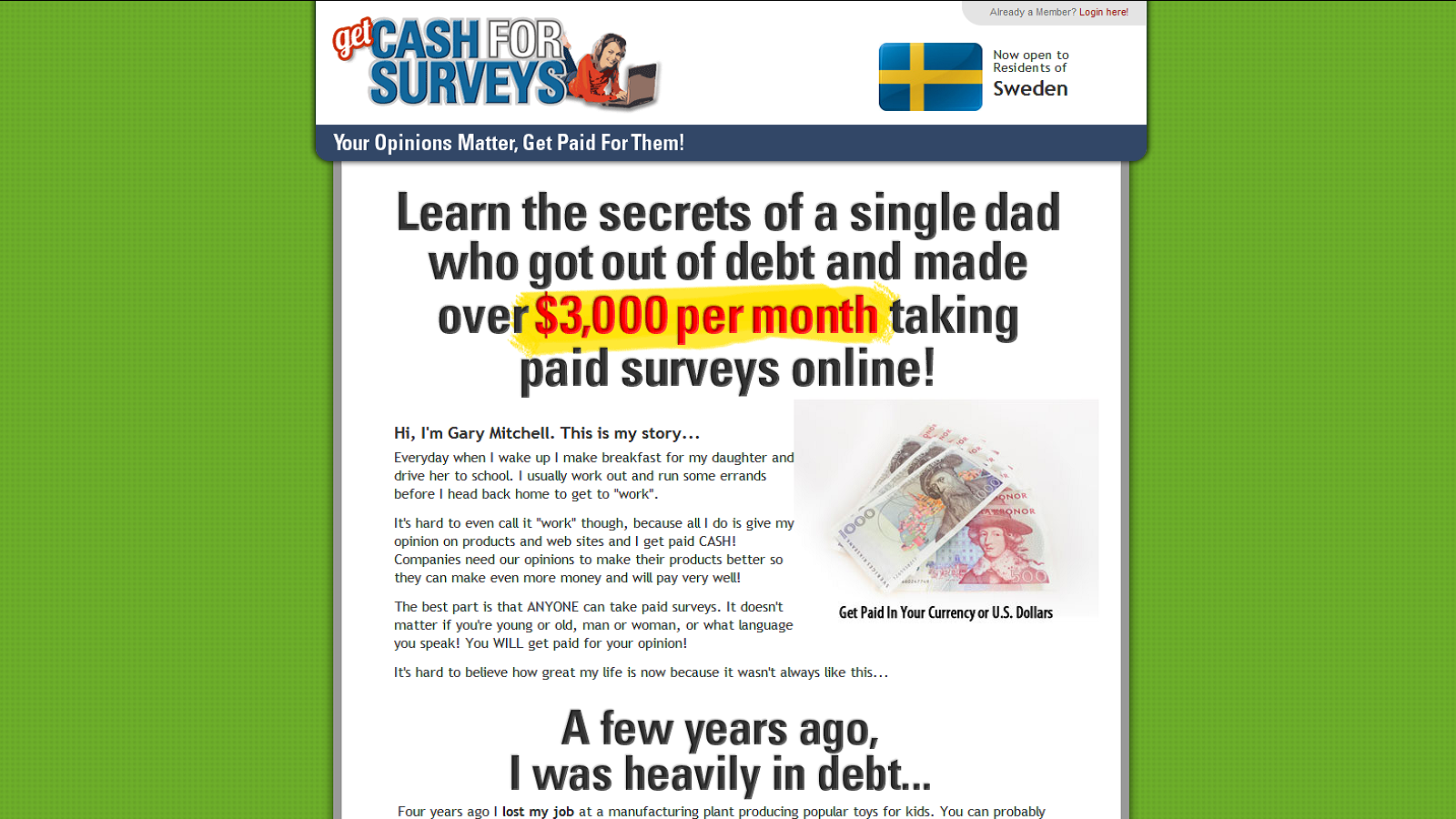 Get Cash For Surveys Online!