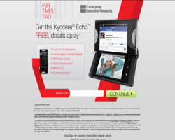 Get a Kyocera Echo For Free!