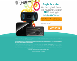 Get a Logitech Revue and HDTV Video Cam For Free!