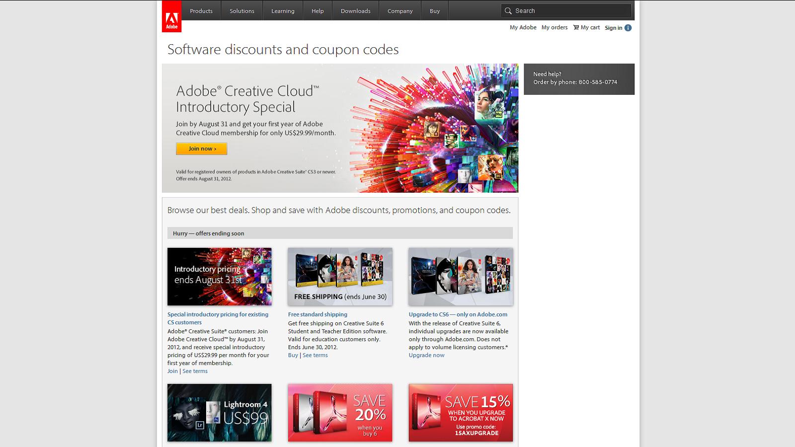 Find Software Discounts and Coupon Codes On Adobe Products!