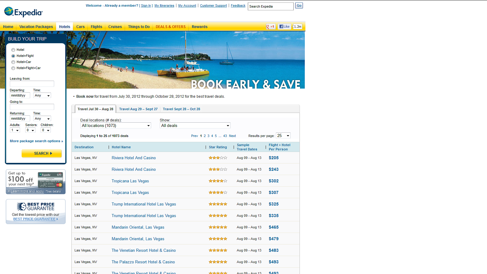 Find Special Deals In Hot Destinations!