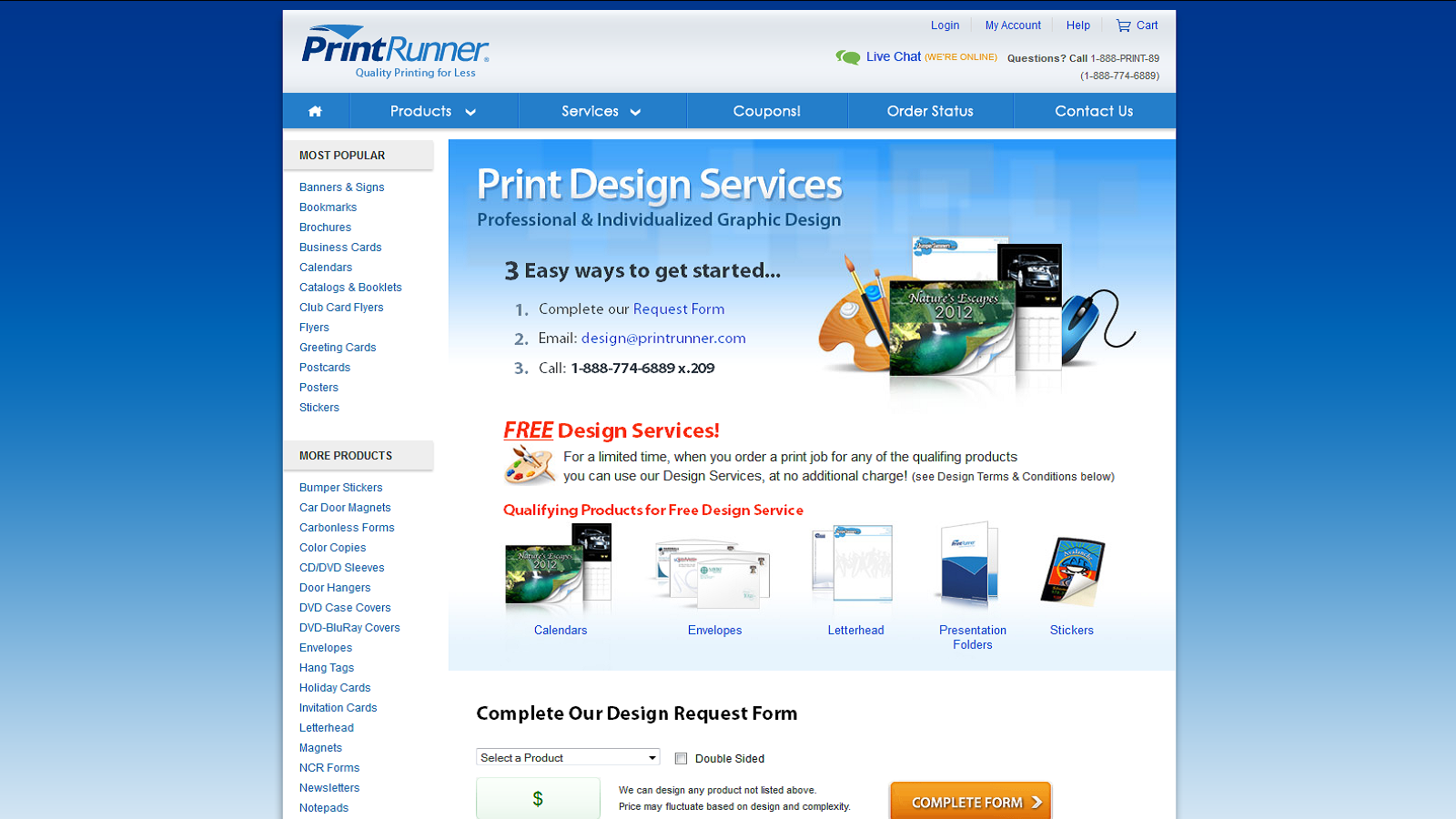 Get Free Design Services On Digital Printing!