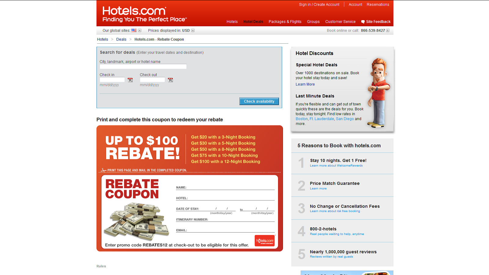 Save Between $20 and $100 On All Hotel Bookings Now!