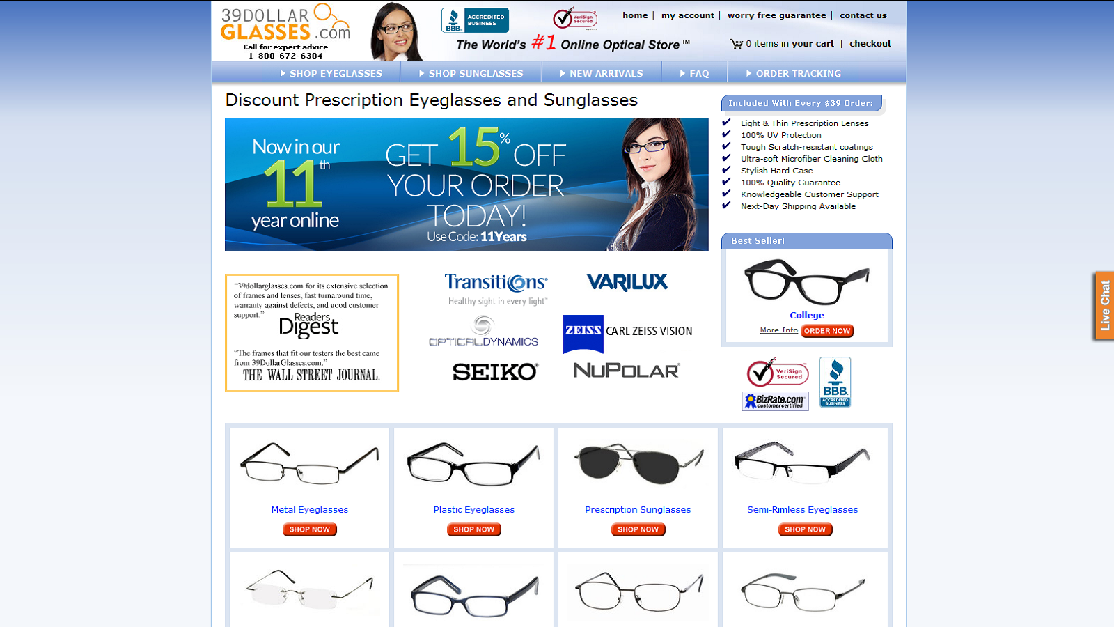 39 Dollar Glasses Coupons & Promo Codes